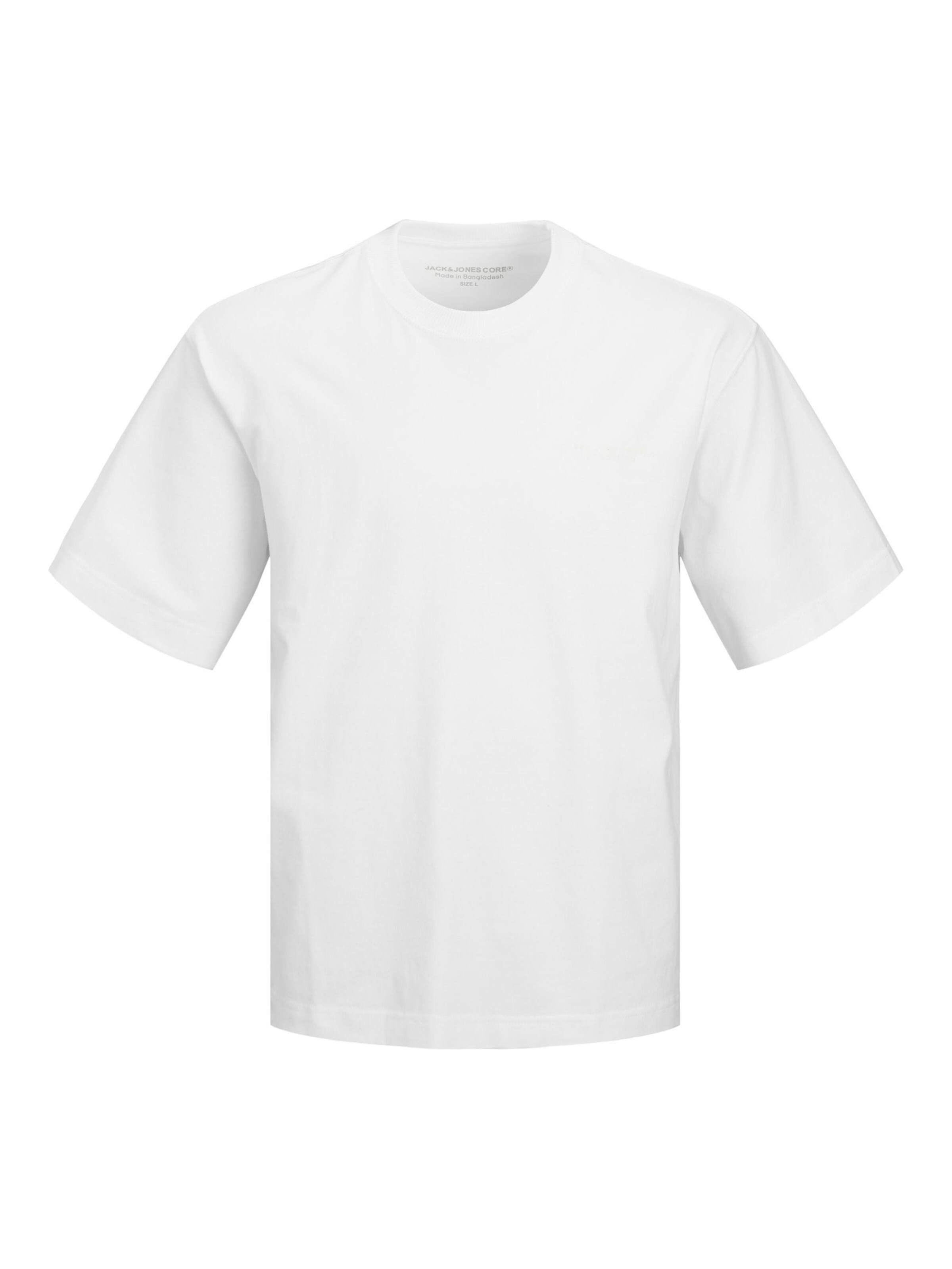 JACK & JONES Shirt 'JCOINTERLUDE EASTER' in Wit: voorkant