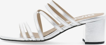 Bianco Pantolette 'BELLE' in Silber: predná strana