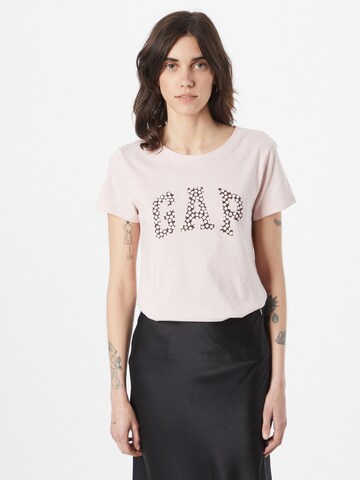 T-shirt GAP en rose : devant