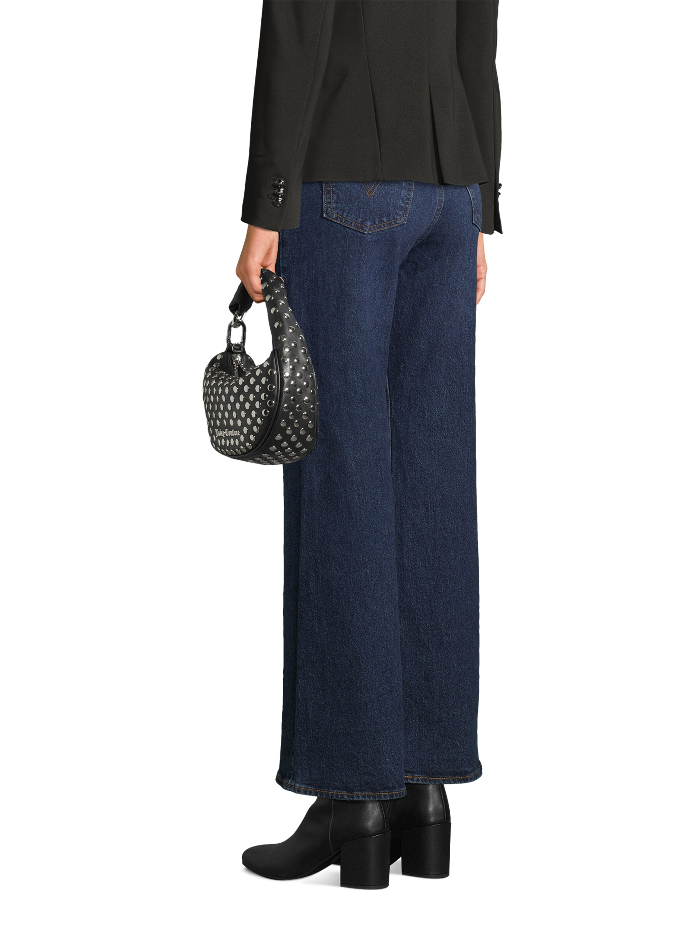 Sac bandoulière 'Blossom Studs' Juicy Couture en noir : devant