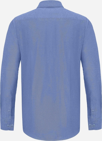 DENIM CULTURE Regular fit Button Up Shirt 'Jon' in Blue