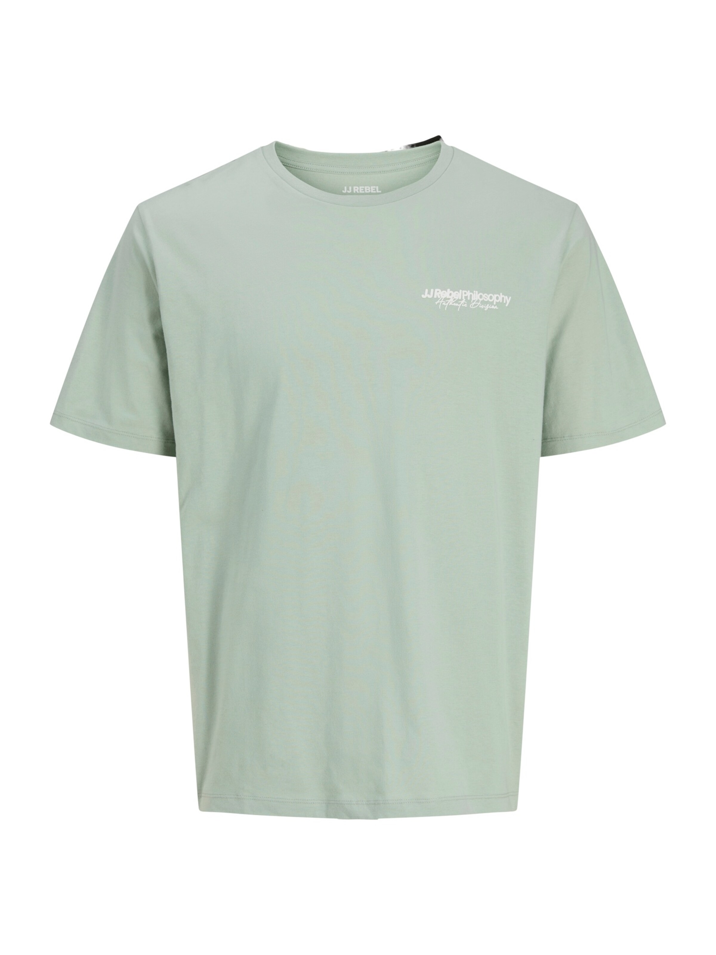 JJ Rebel Shirt 'JREBZACK' in Groen: voorkant