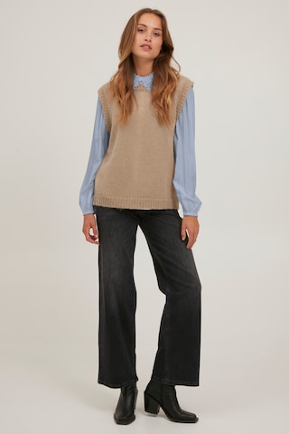 PULZ Jeans Sweater 'Iris' in Beige