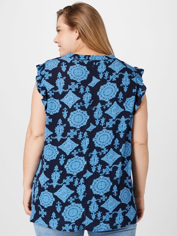 ONLY Carmakoma - Blusa 'ZITTA' en azul