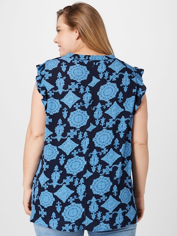 Camicia da donna 'ZITTA' di ONLY Carmakoma in blu