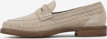 Chaussure basse BRONX en beige : devant