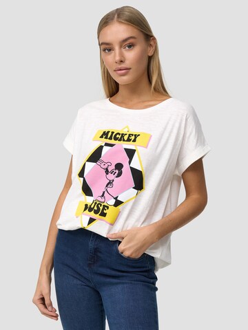 Recovered T-Shirt 'Mickey Mouse Pop Colour' in Beige