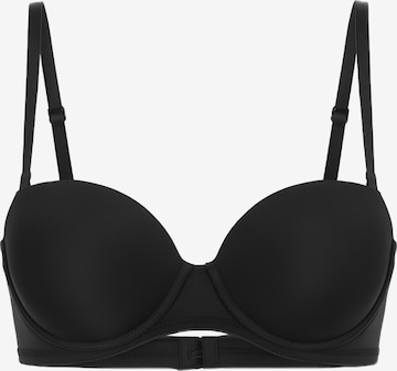 Balconnet Soutien-gorge C&City en noir : devant