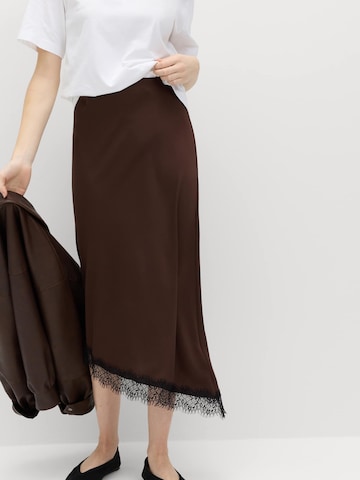 Gonna di Marks & Spencer in marrone: frontale