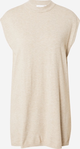 Pull-over 'VICOMFY' VILA en beige : devant