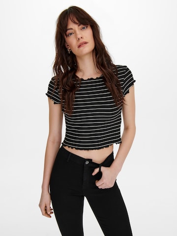 ONLY - Camiseta 'Anits' en negro: frente