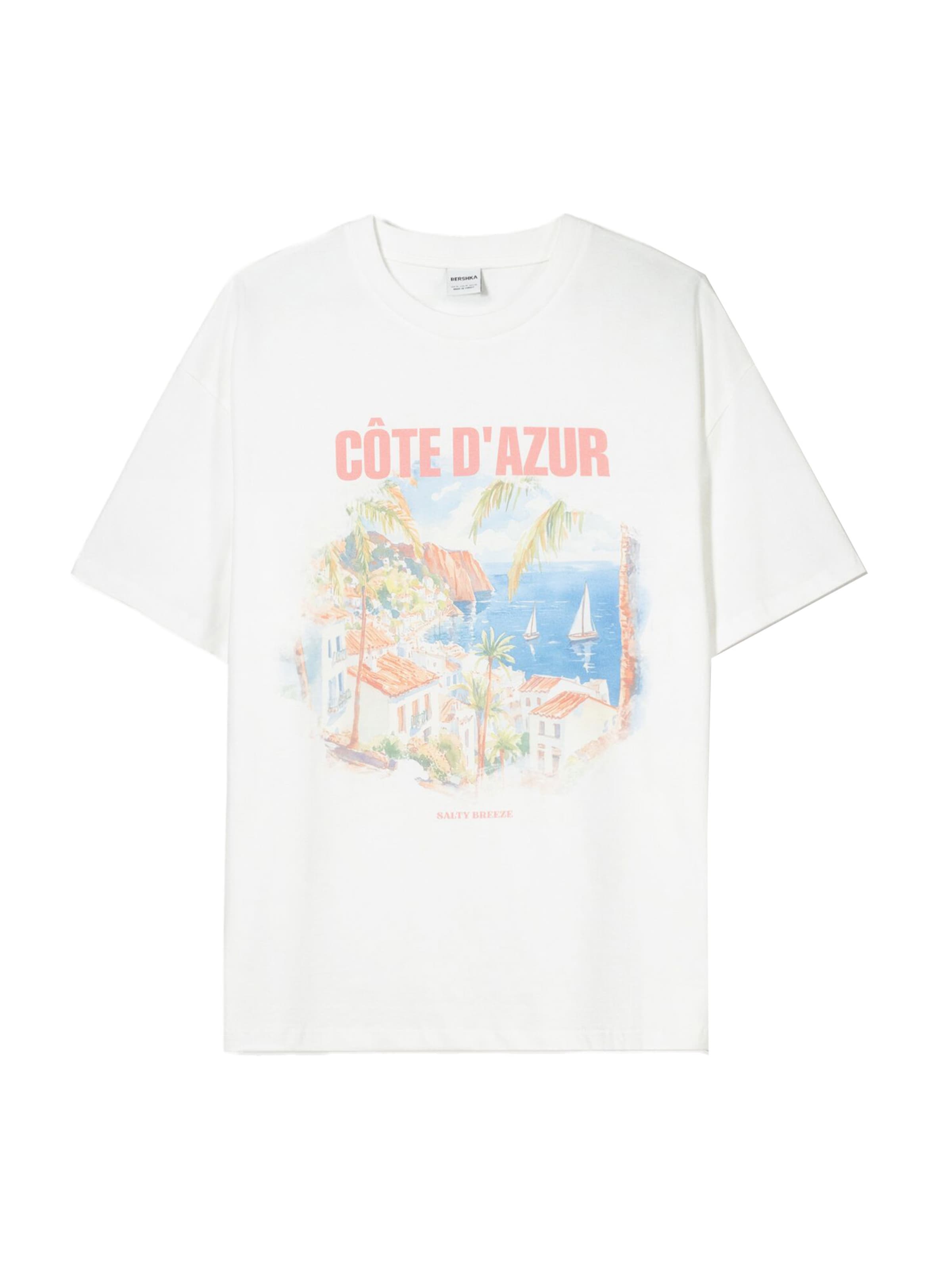 Maglietta di Bershka in beige: frontale