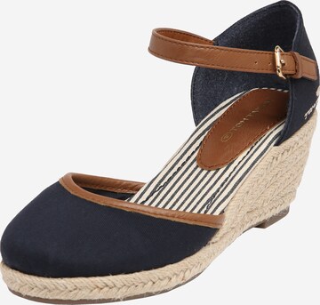 TOM TAILOR - Sandalias en azul: frente