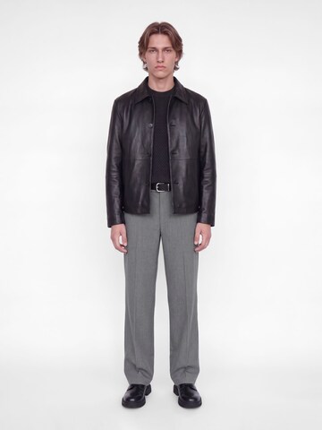 JACK & JONES Loose fit Trousers with creases in Grey