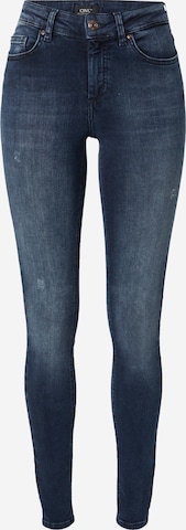 ONLY Skinny Jeans i blå: framsida