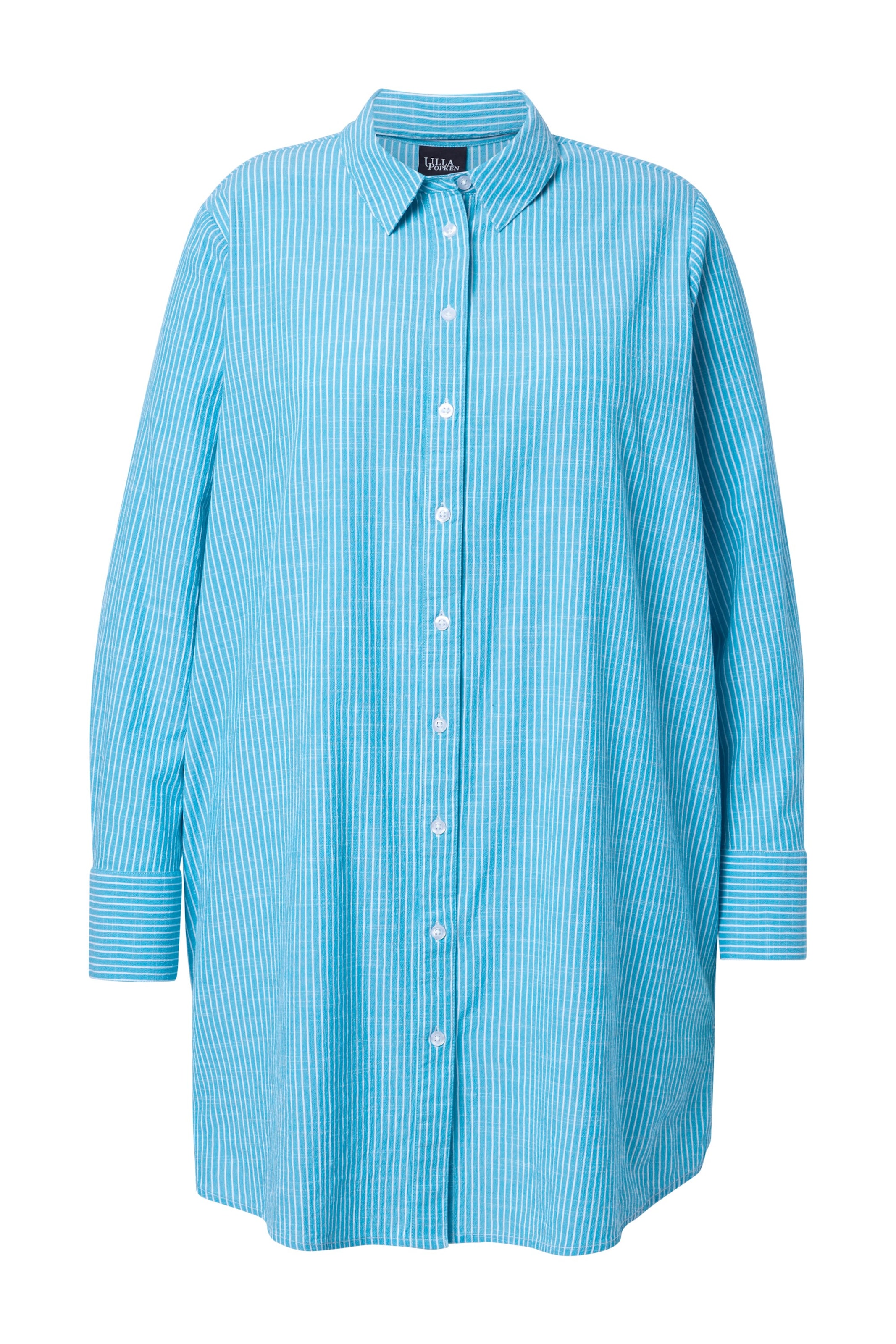 Ulla Popken Blouse in Royal blue / White, Item view