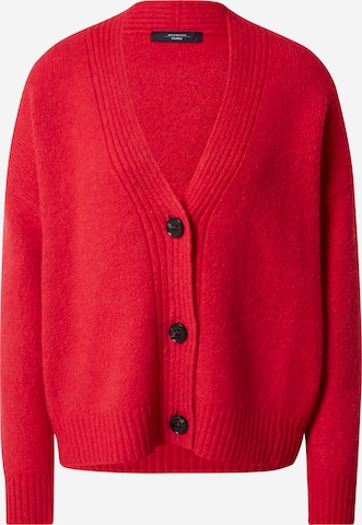 Weekend Max Mara Knit Cardigan 'MAGNO' in Red: front