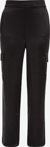 s.Oliver Wide leg Cargo Pants in Black: front