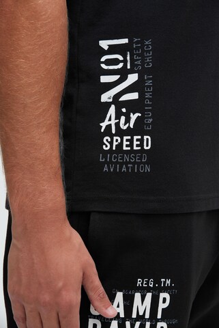 CAMP DAVID Shirt in Black