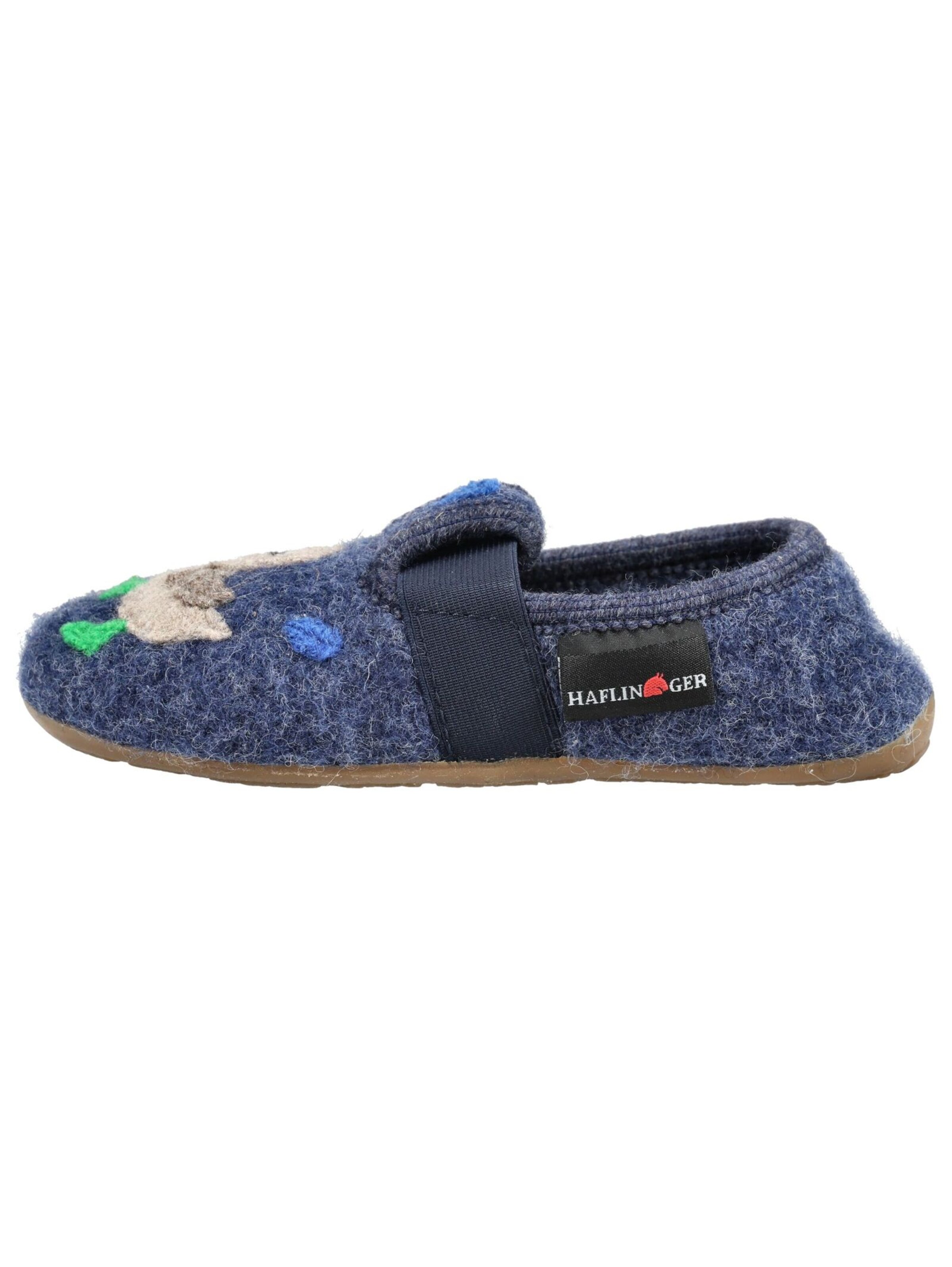 Pantoufle HAFLINGER en bleu