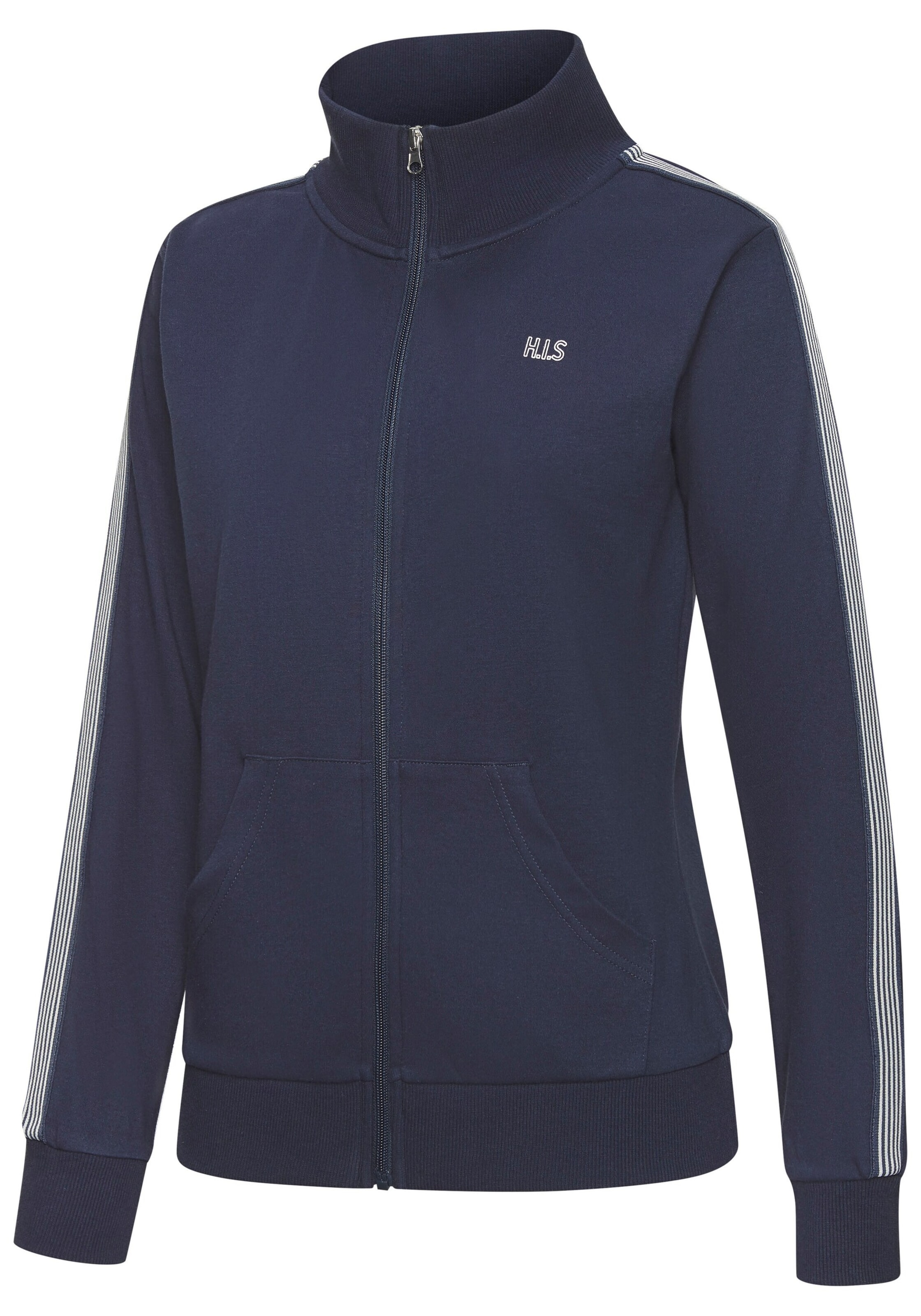 H.I.S Mikina – modrá: přední strana