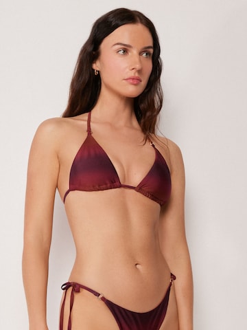 CALZEDONIA Triangel Bikinitop 'Soft Shades' in Rot