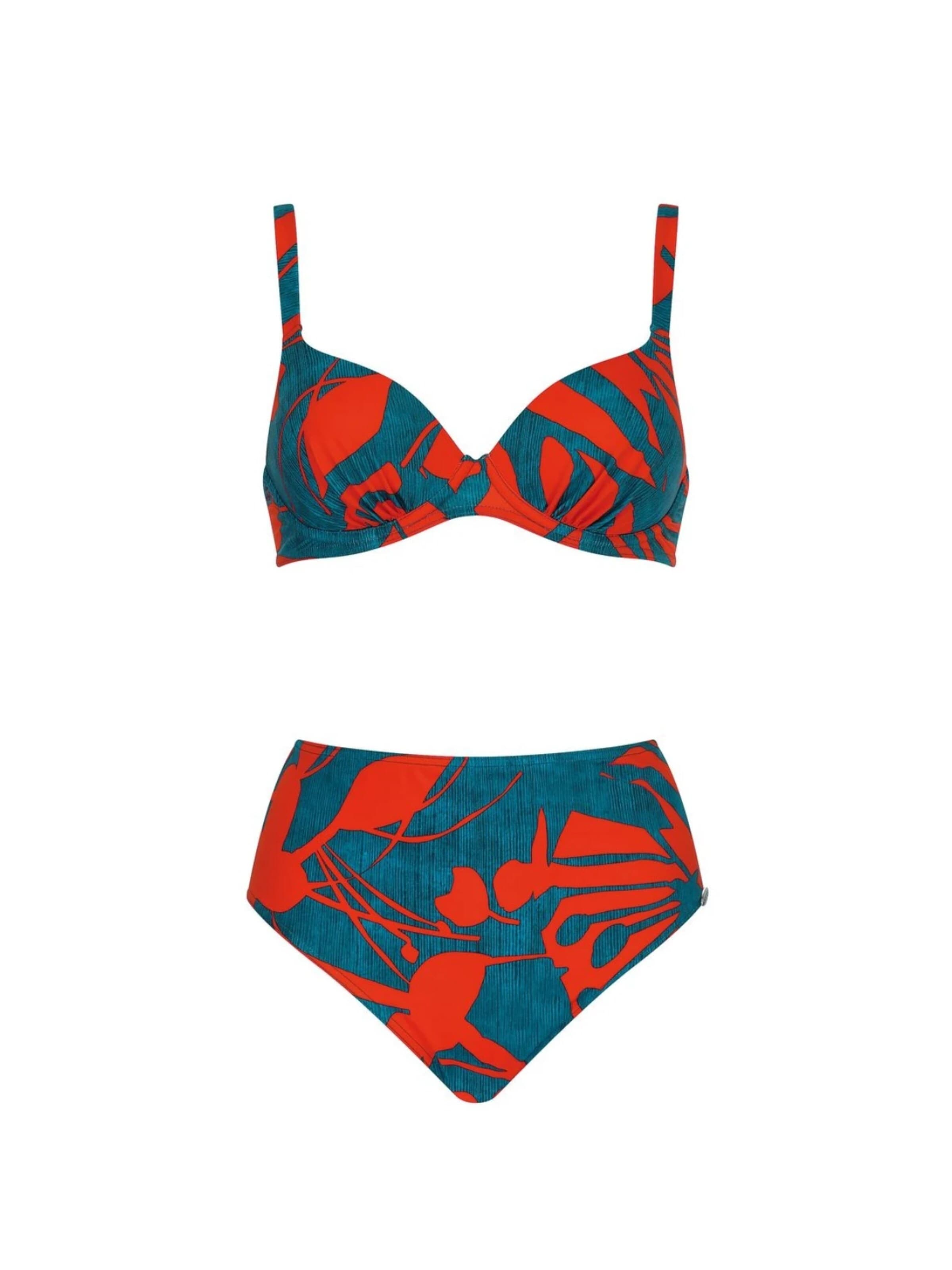 SUNFLAIR Klassiek Bikini in Rood: voorkant