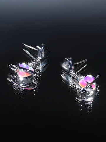 Nightini Earrings 'TROPFENHERZ' in Silver