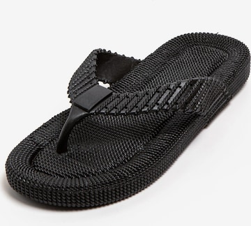 Brasileras - Zapatos para playa y agua 'Sandito' en negro: frente