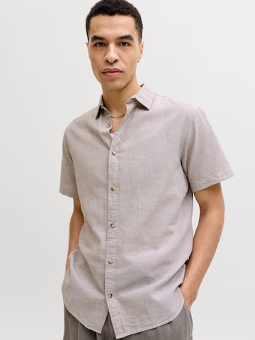 ruda JACK & JONES Standartinis modelis Marškiniai 'summer'