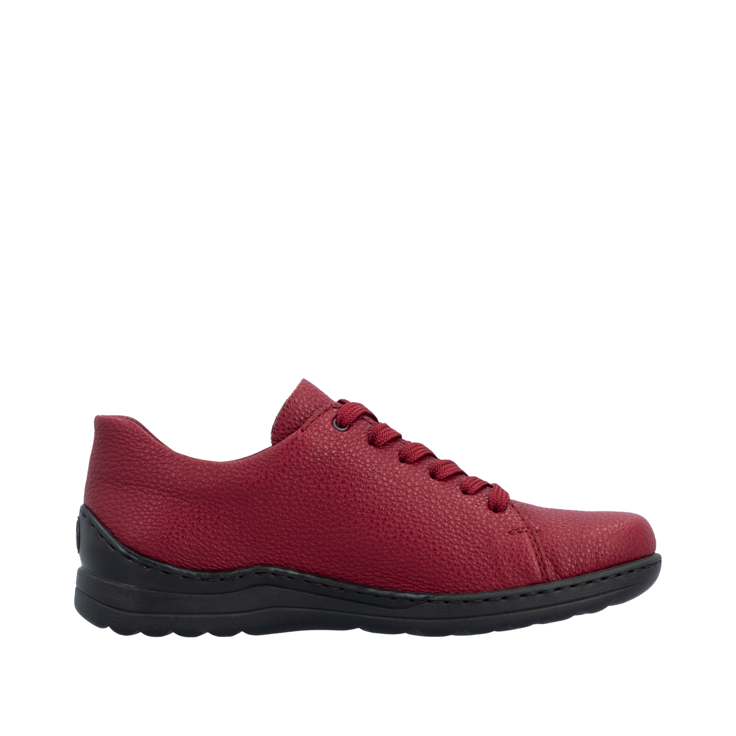 Chaussure à lacets Rieker en rouge
