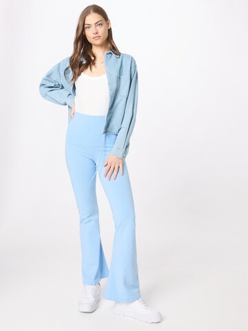 HOLLISTER Flared Trousers in Blue
