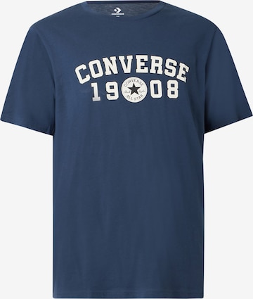 CONVERSE - Camiseta '1908' en azul: frente