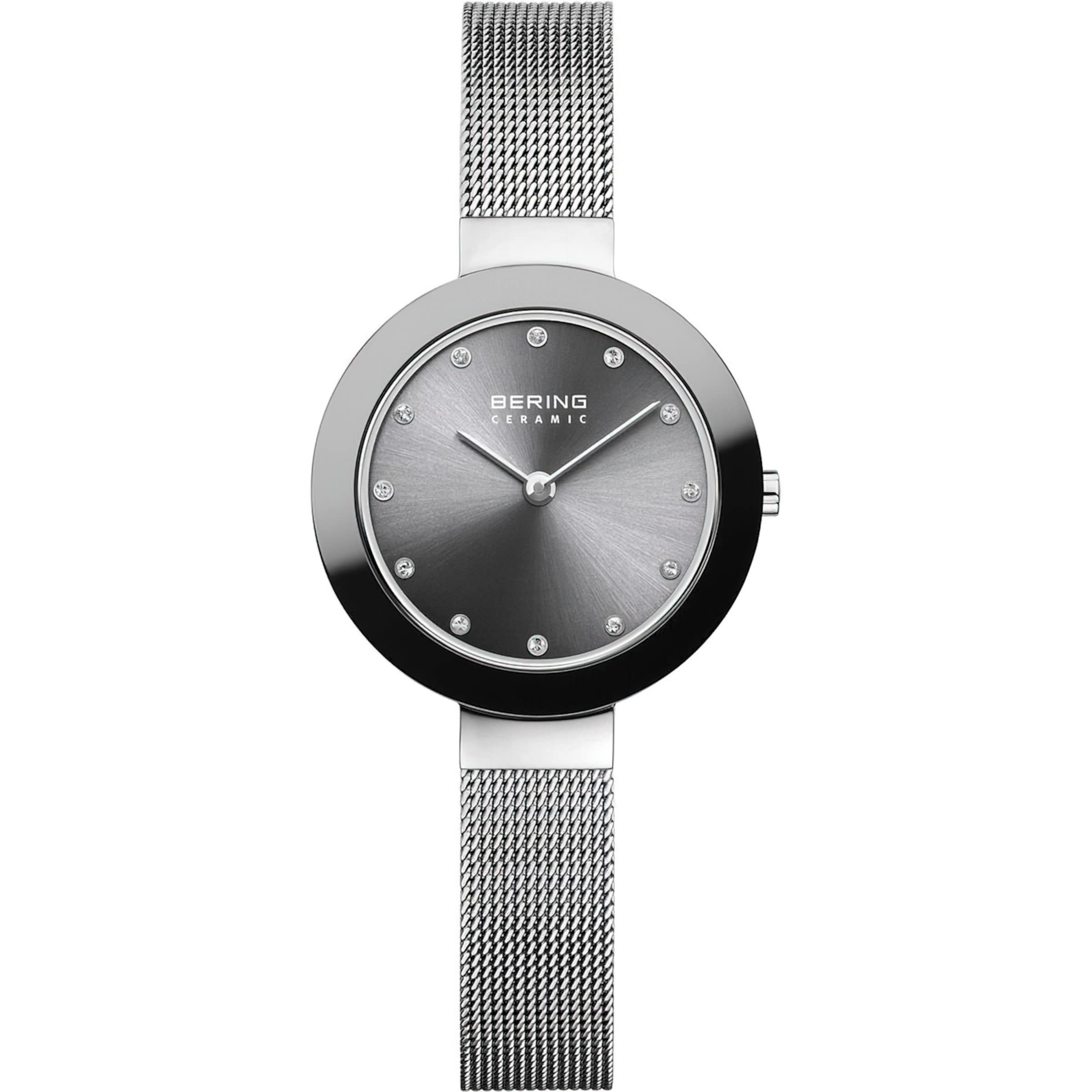 BERING Analog watch 'Ceramic' in Silver: front