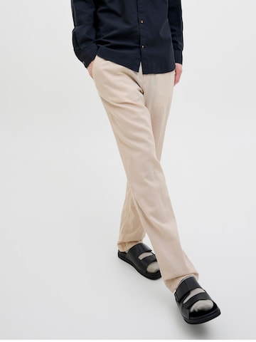 JACK & JONES Loose fit Pants in Beige