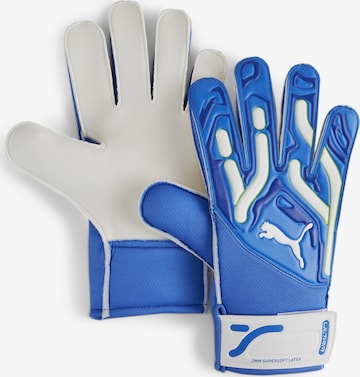 PUMA Athletic Gloves 'ULTRA Play RC' in Blue: front