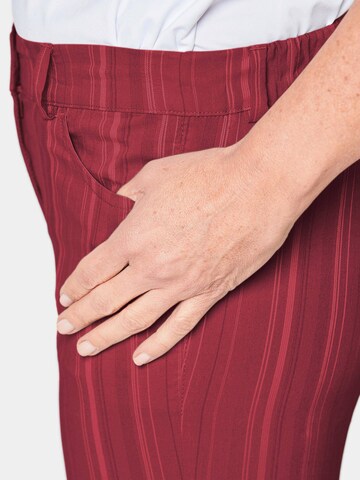 Regular Pantalon Goldner en rouge