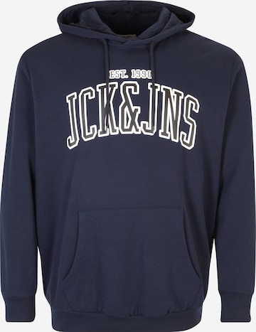 Jack & Jones Plus - Sweatshirt em azul: frente