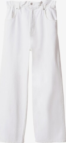 MANGO Wide Leg Jeans 'Aylin' in Weiß: predná strana