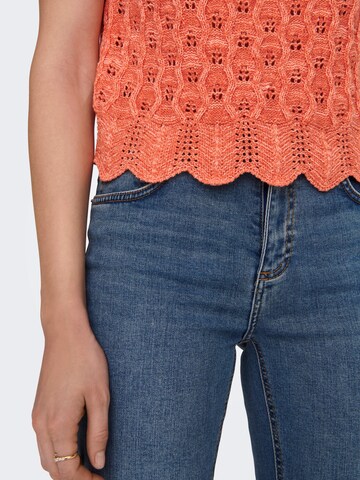 Tops en tricot 'Luna' ONLY en orange