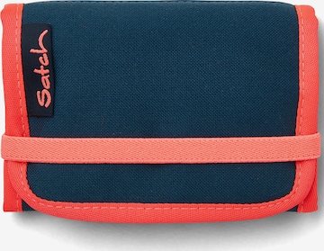 Satch Wallet in Blue: front