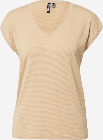 PIECES T-Shirt 'Billo' in Beige: predná strana