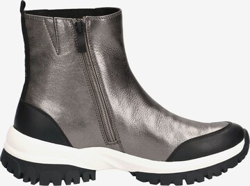 CAPRICE Ankle Boots in Silver