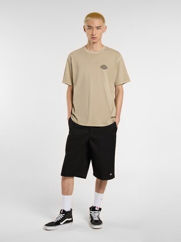 DICKIES Футболка 'Service Station' в Бежевый