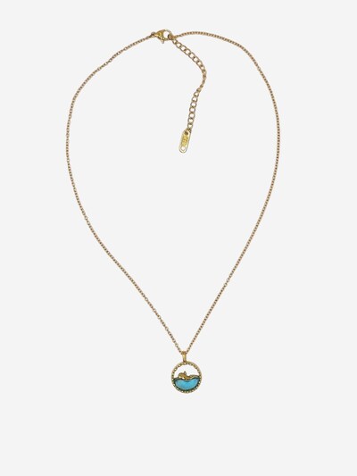 Lakris Jewelry Kæde 'LABOON' i 40 - 45 cm i blå, Produktvisning