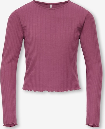 T-Shirt 'KOGNELLA' ONLY GIRLS en violet : devant