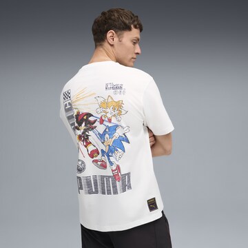 PUMA Shirt 'PUMA x SONIC THE HEDGEHOG' in White