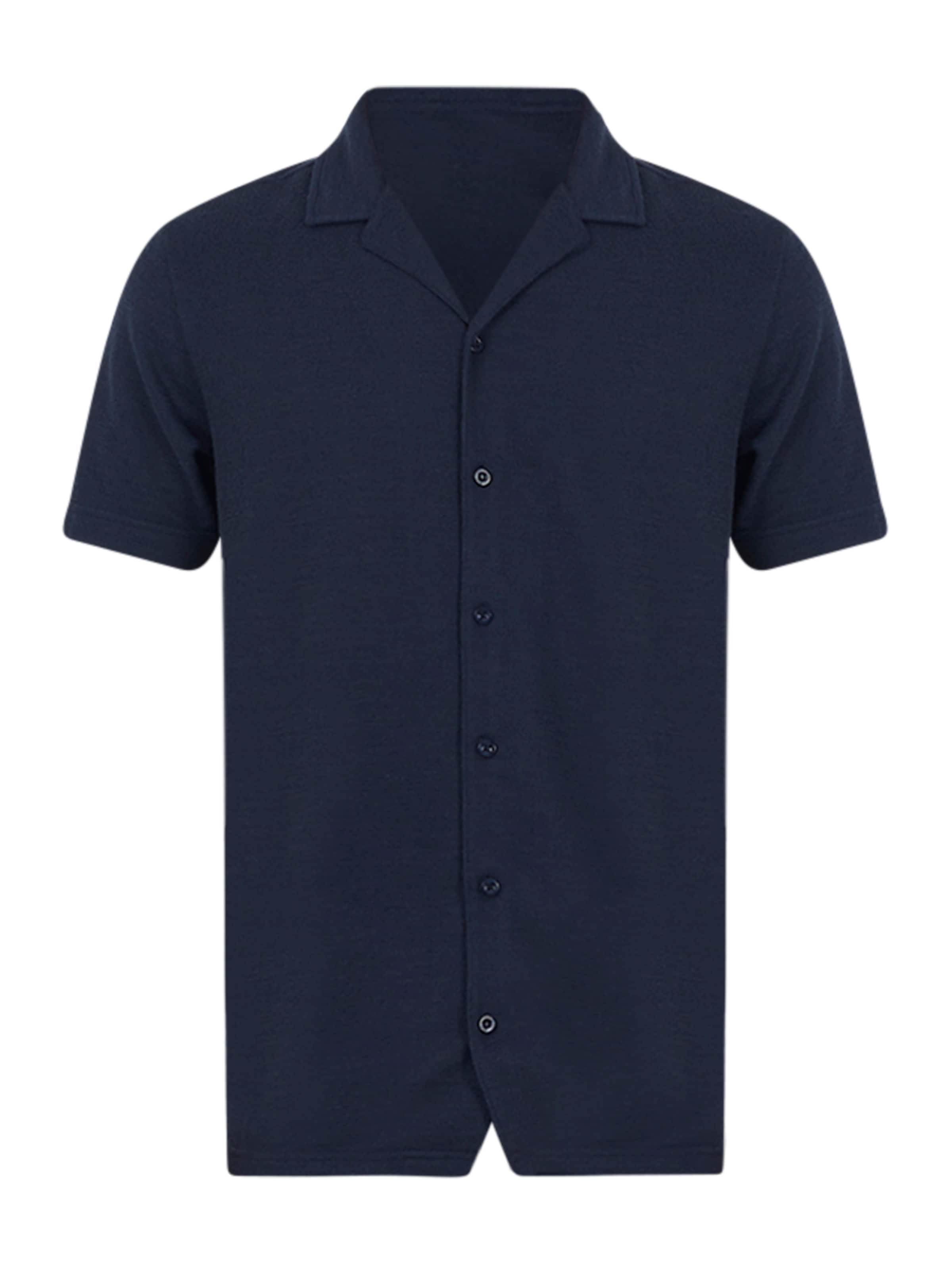 BRAVE SOUL Regular Fit Hemd in Blau: Vorderseite