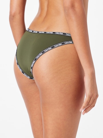 Calvin Klein Swimwear Spodní díl plavek – zelená