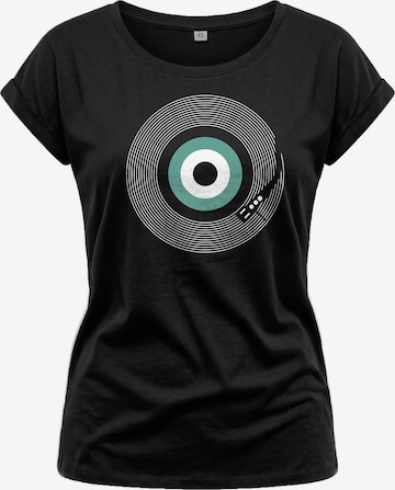 MAKAYA Shirt 'Final Track' in Schwarz: Vorderseite